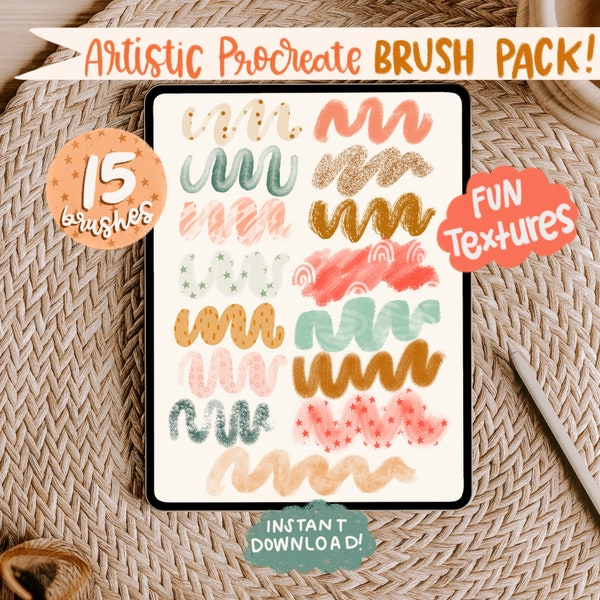 Artistic Procreate Brush Pack/Procreate/Download istantaneo