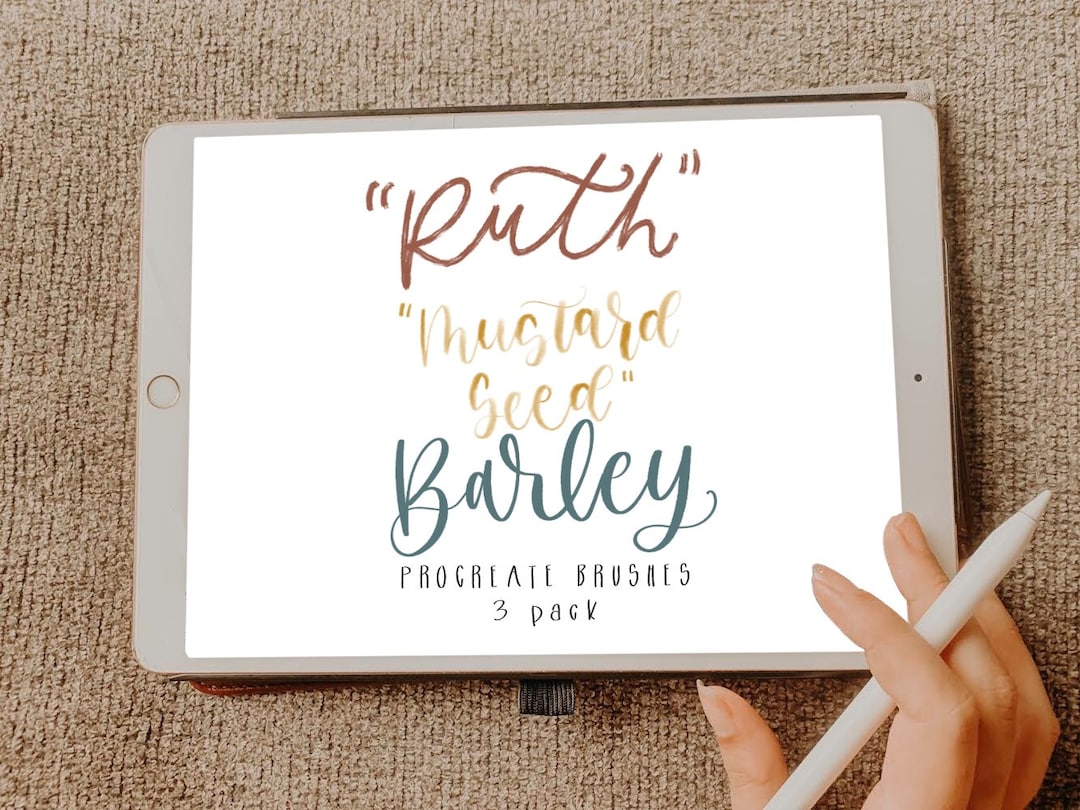 3 Pack Procreate Brush Set / Calligraphy and Lettering / Procreate ...