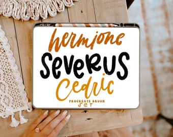 Paquete de pinceles Procreate/Hermione Severus Cedric/Descarga instantánea