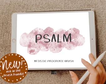 Psalm Artistic Procreate brush/Instant Download/Procreate