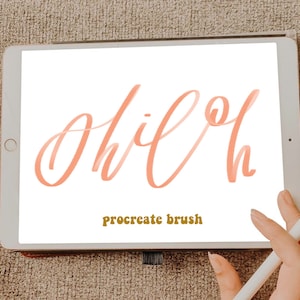 Shiloh Procreate Brush/Ipad Lettering/Instant Download