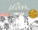 Bloom Coloring Book/Digital/Instant Download 