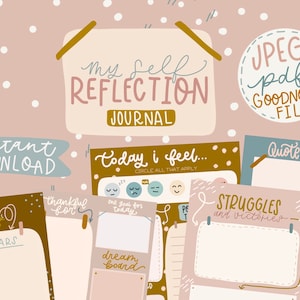 Self Reflection Journal/Instant Download/Digital