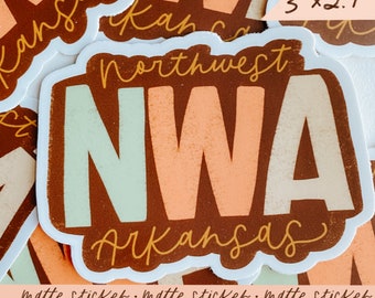 NWA Vinyl Sticker/Matte Weatherproof/ Decal