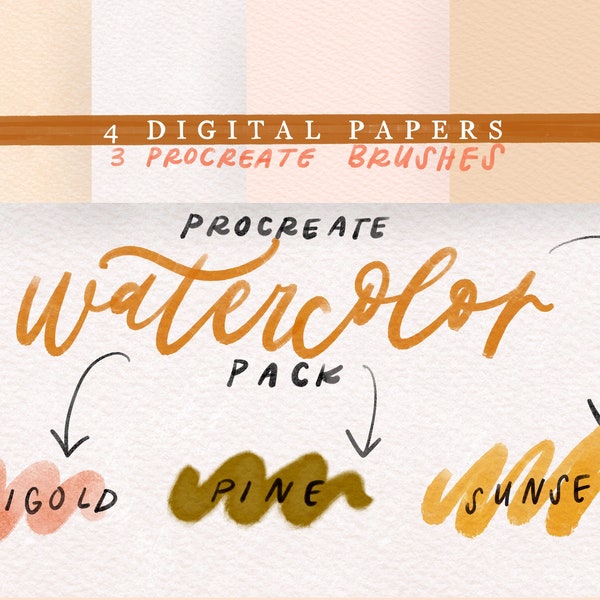 Procreate Watercolor Pack