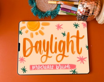 Daylight Procreate Brush / Artsy brush / Digital paint brush / procreate lettering / procreate art / ipad pro / lettering / calligraphy