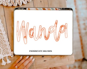 Wanda Procreate Brush/Ipad Lettering/Instant Download