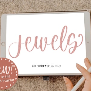 Jewels Procreate Brush/Lettering/Instant Download