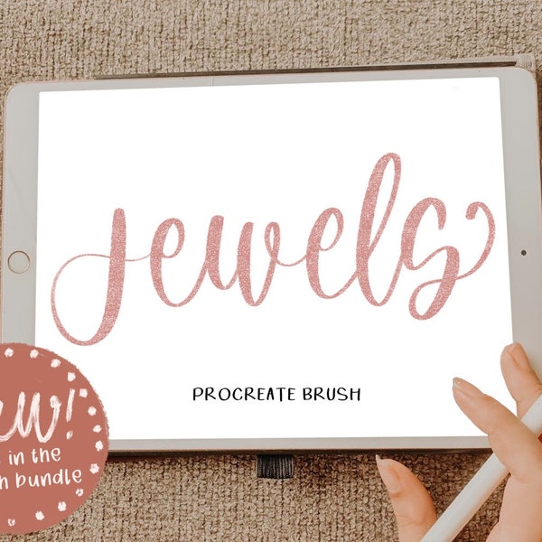 Jewels Procreate Brush/Lettering/Instant Download