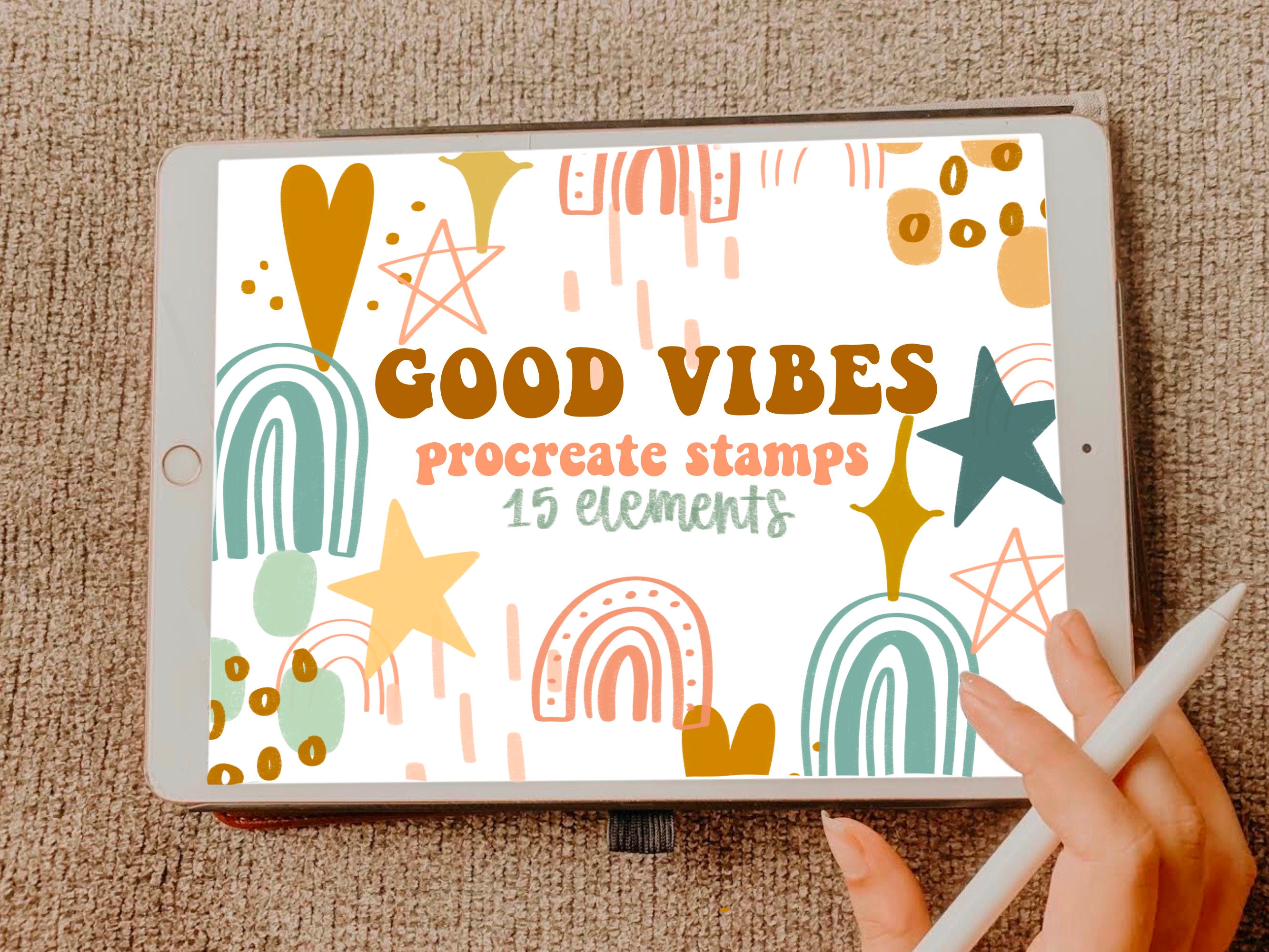 Good Vibes Only 50x20mm/35x35mm/acrylic Soap Stamp/cookie Stamp/clay  Ceramics Pottery Stamp 