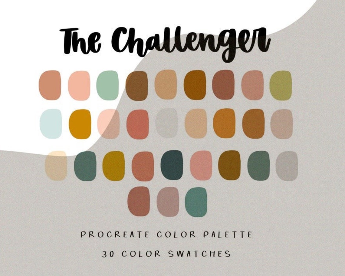 The Challenger Procreate Color Palette/color Palette/instant | Etsy