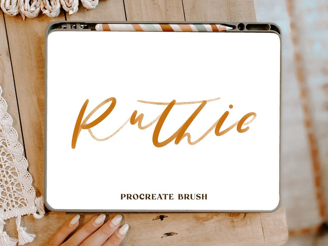 Ruthie Procreate Brush Etsy