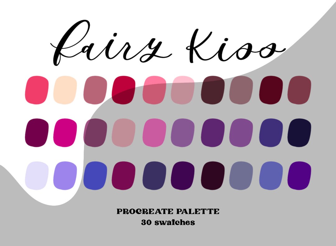 Fairy Kiss Procreate Palette/color/swatch - Etsy