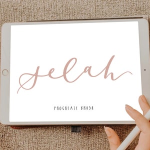Selah Procreate Brush / iPad Lettering / Instant Download - Etsy
