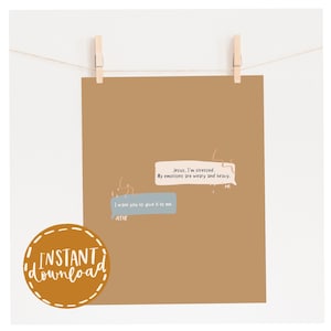 Give it to God printable / digital print / instant download