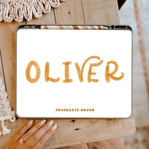 Oliver Procreate Brush/Instant Download/Procreate