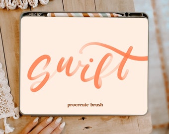 Swift Procreate Brush / Watercolor Procreate Brush / Art Brush