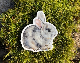 Baby Bunny, vinyl waterproof sticker