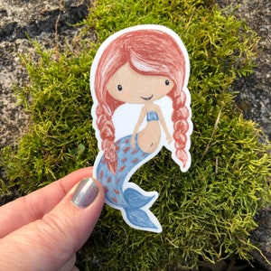 Little Mermaid Sticker | matte vinyl