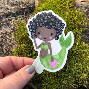 Little Mermaid Pal | matte vinyl sticker
