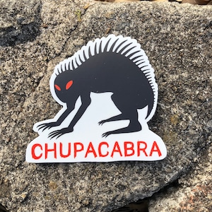 Chupacabra- matte vinyl sticker
