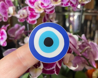 Evil Eye, "Mini Sticker" Vinyl Sticker