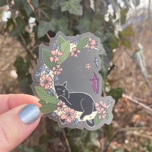 Moon Kitty, vinyl waterproof sticker