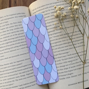Mermaid Scales Bookmark | Glossy 2x6 inches