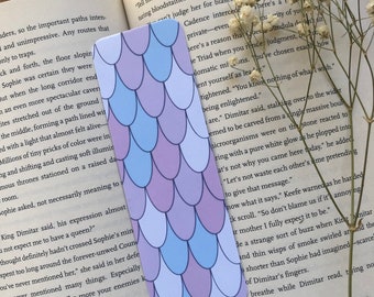 Mermaid Scales Bookmark | Glossy 2x6 inches