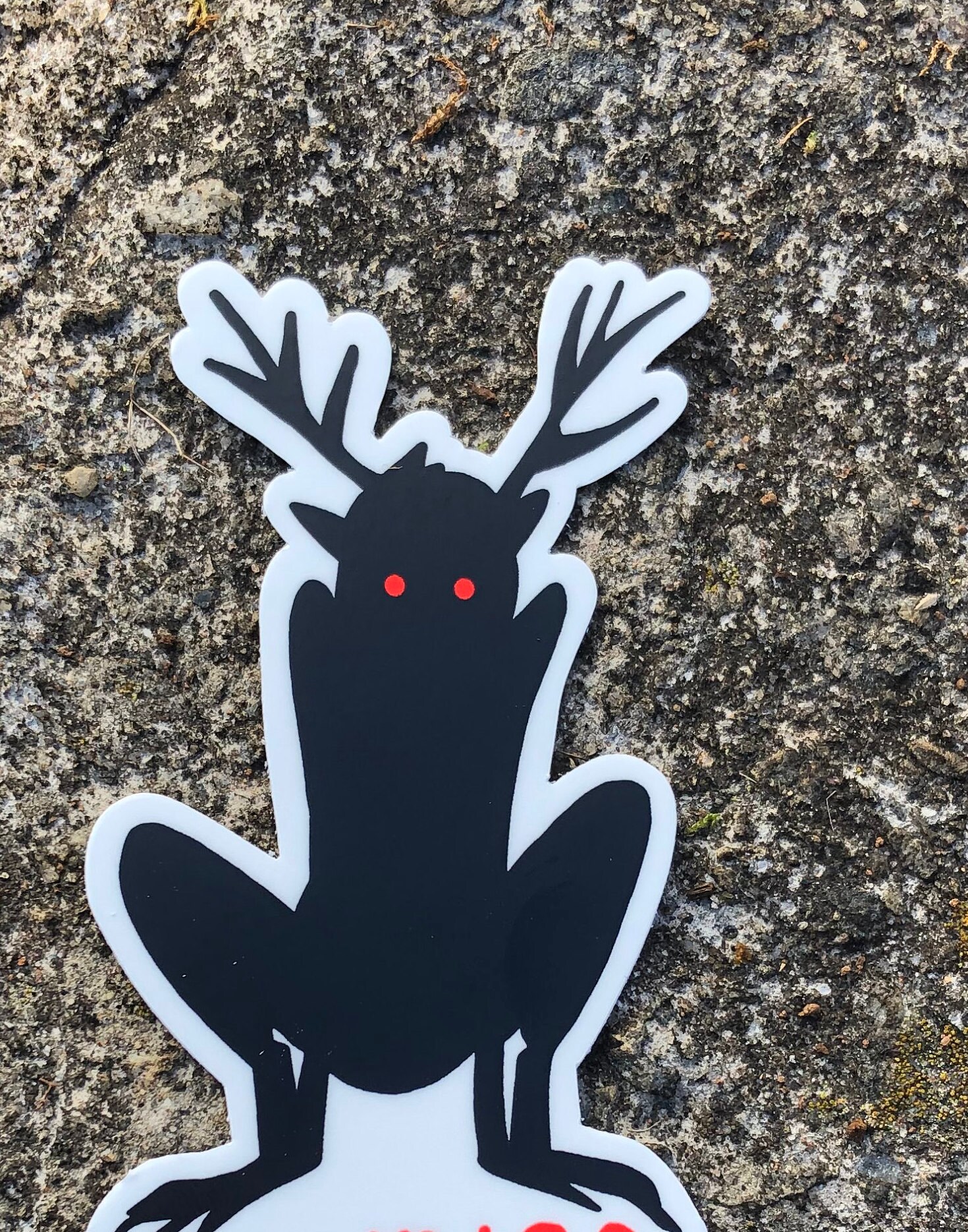 Wendigo Matte Waterproof Vinyl Sticker | Etsy