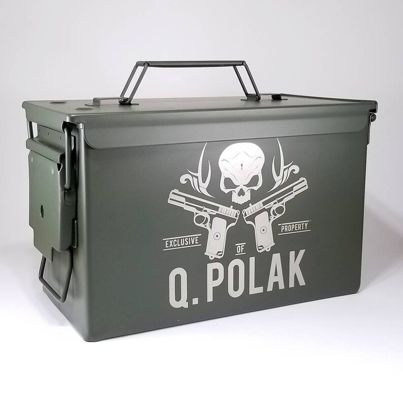 Personalized LaserEngraved Ammo Box Etsy