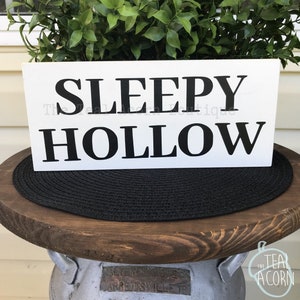 Halloween Themed Town Sign- Sleepy Hollow