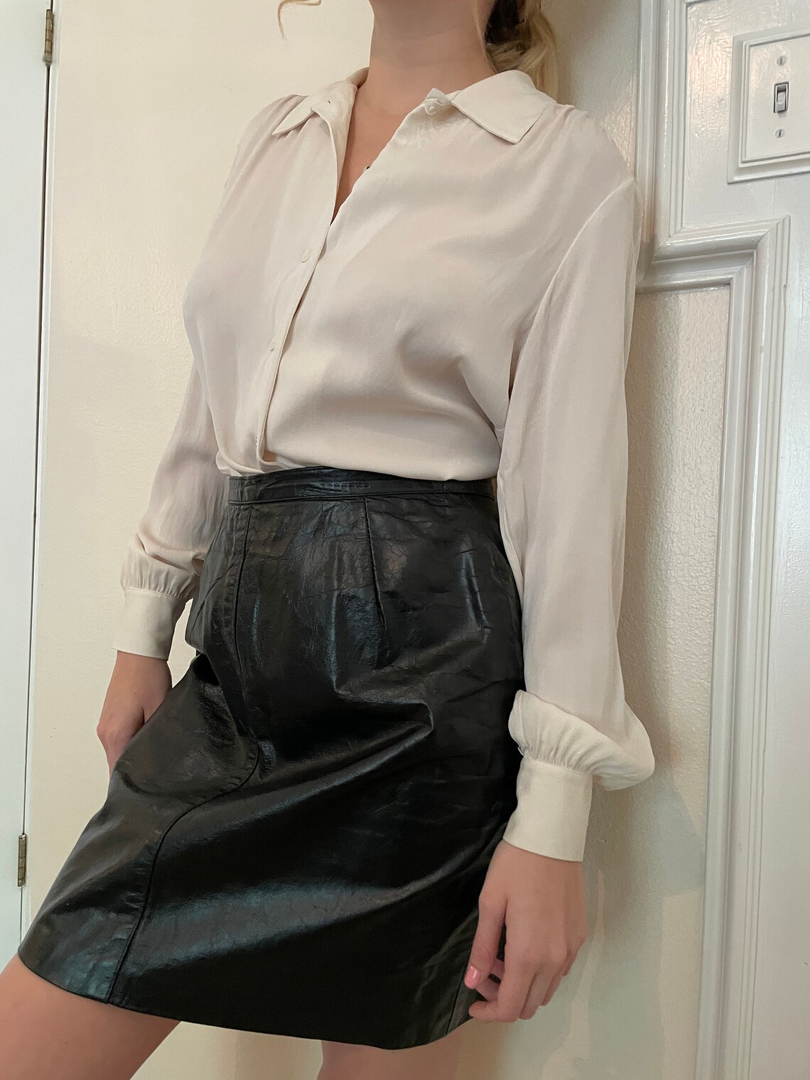 vintage collar blouse
