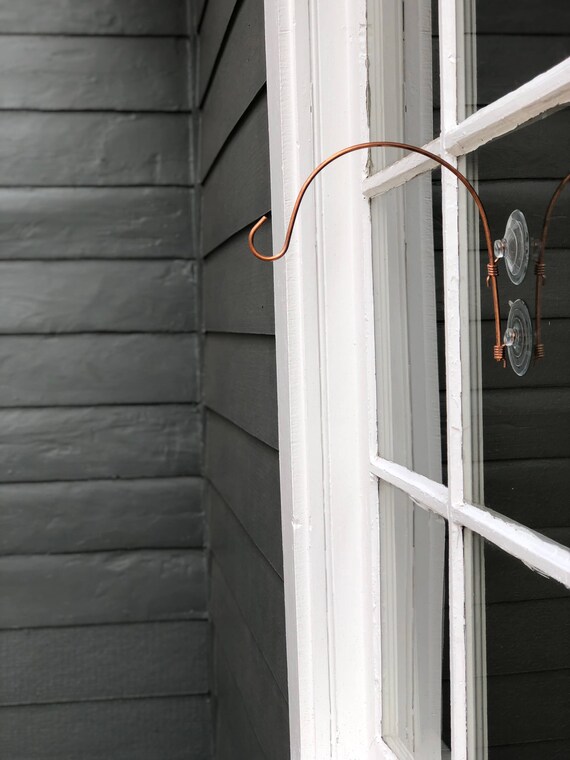 Window Hook Hummingbird Feeder Hanger Hummingbird Feeder Etsy