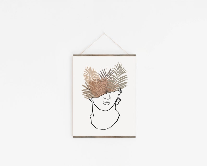 Greek Bust Print Ancient Head Fine Line Art Ancient Greek Etsy UK