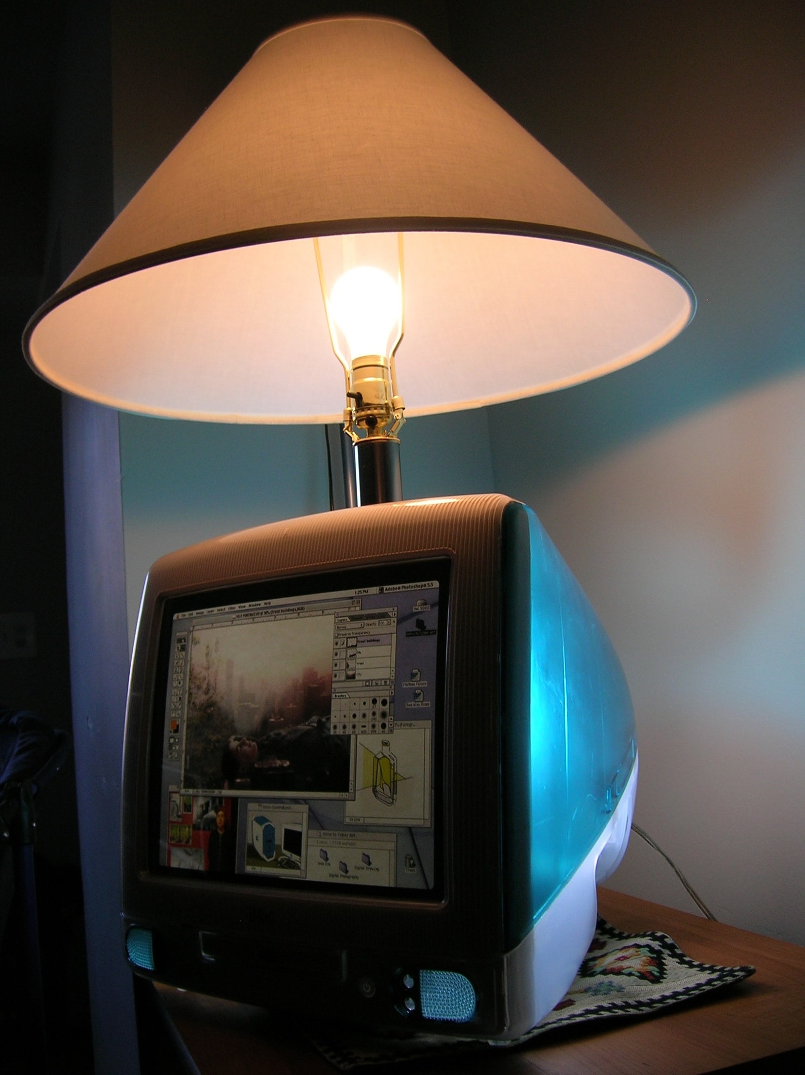 Imac G3 table lamp. Lights up inside Etsy