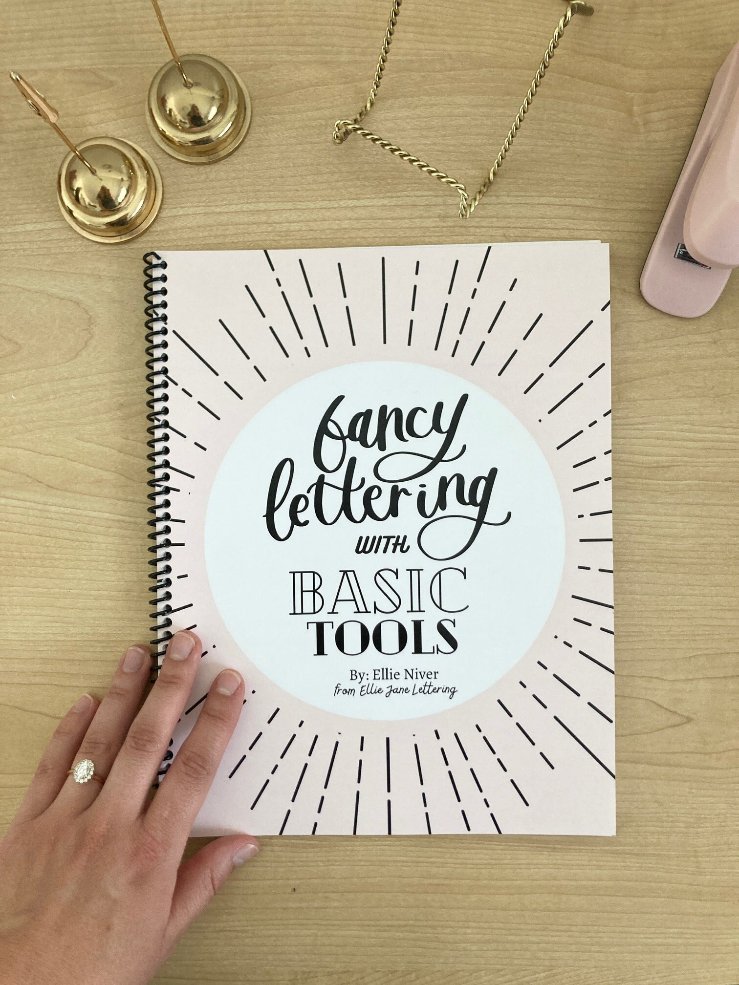 BUNDLE of 5 Lettering Workbooks with 180 Hand Lettering Practice