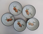 Lenox Tartan Tufted Titmouse Cereal Soup Fruit Bowls Winter Greetings Plaid