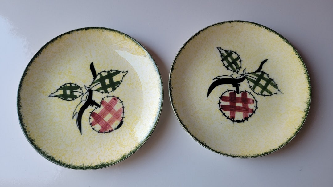 Blue Ridge Bread & Butter Plates 6 1/4