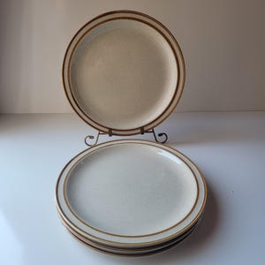Alpine Mountain Stoneware Genesis Dinner Dinner Plates x4