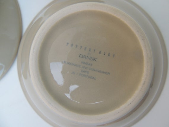 Bowls Pottery Barn Cereal Bowls By Dansk Embossed Wheat Pattern
