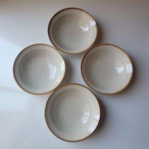 Alpine Mountain Genesis Brown Vegetable Cereal/Soup Bowls Stoneware