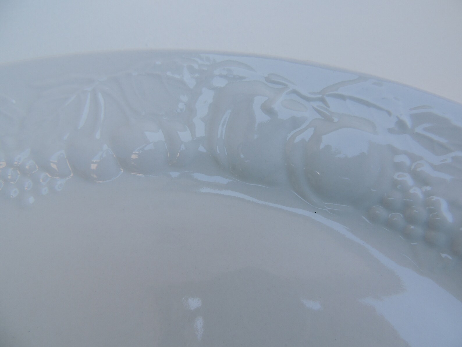 Vintage Tabletops Fruit De Blanc 13 Serving Plate Oval Etsy