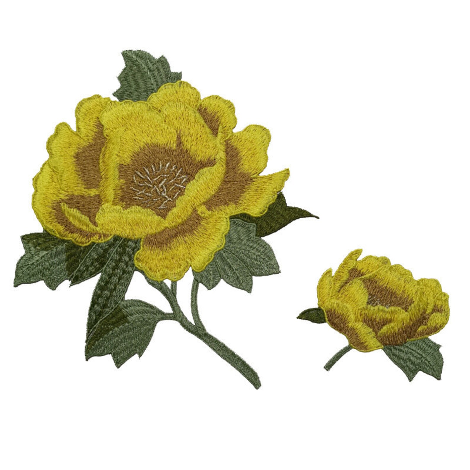 2pcs flower applique design flower embroidery embroidery  etsy 2pcs flower applique design flower embroidery embroidery  etsy