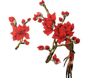 3D Flower Applique- Vintage Applique Embroidery Flower -Embroidery Flower Patches [A03-2]