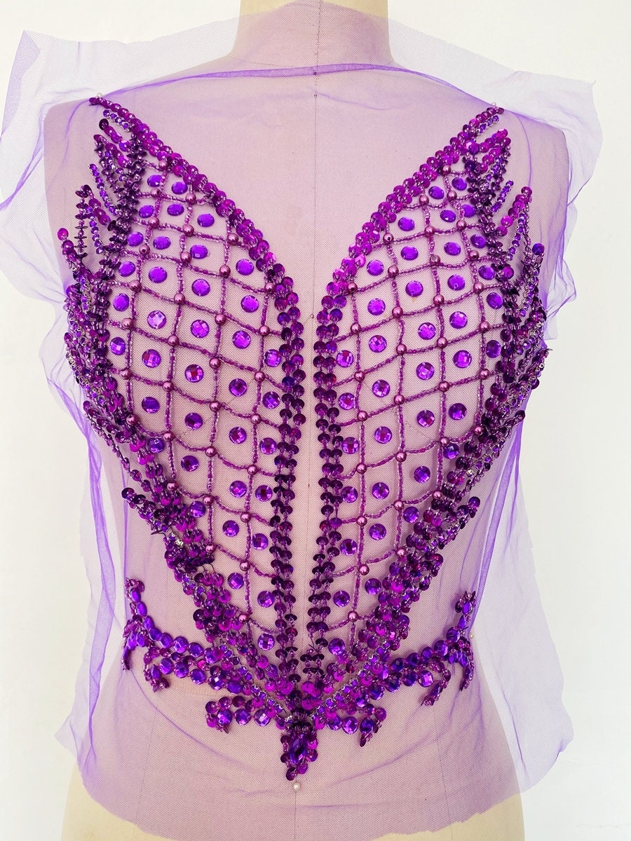 Rhinestone Applique for Dress. Wedding Dress/party Etsy