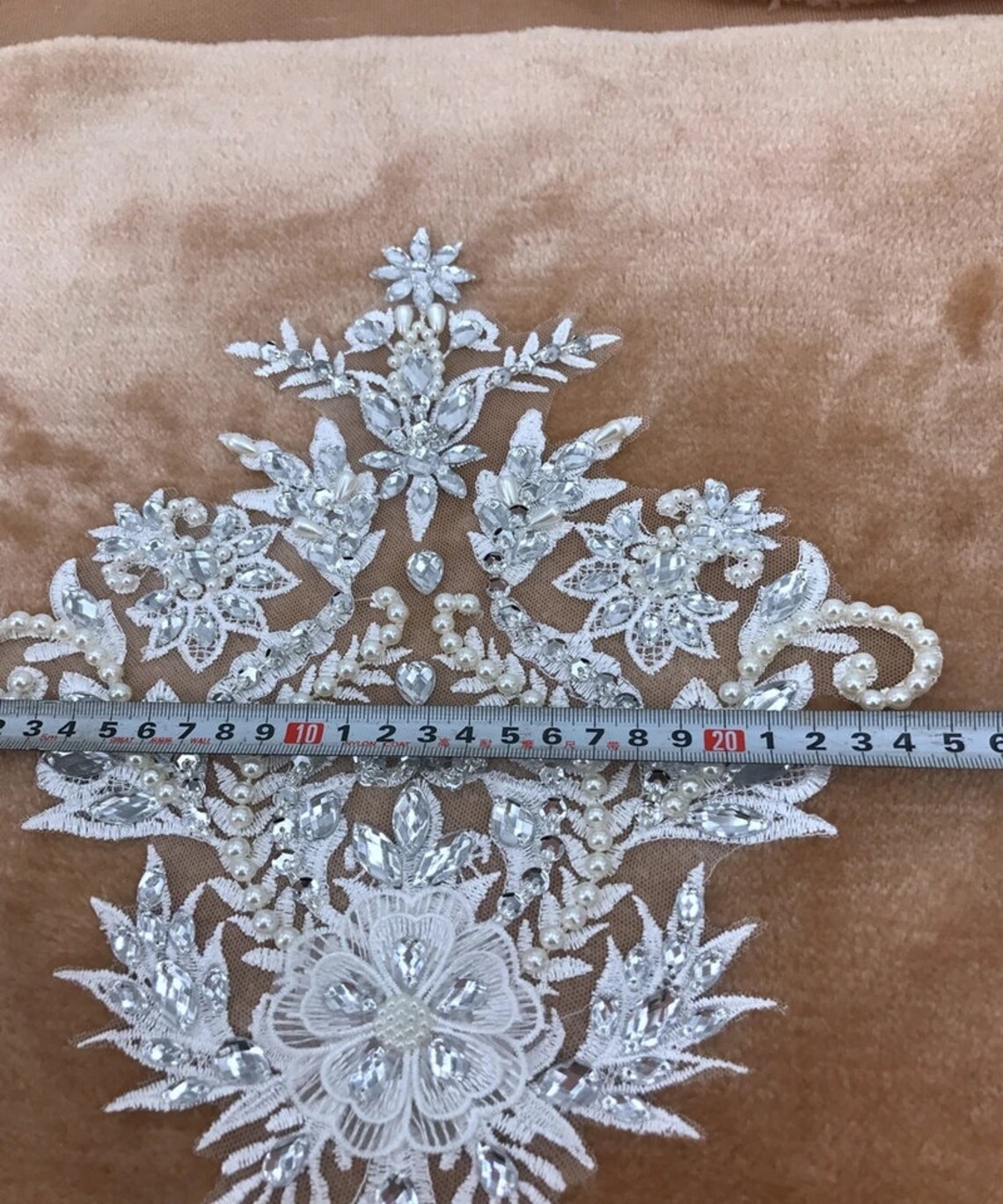 Heavy Rhinestone Applique .hand Sewing Beaded Evening Dresses Etsy