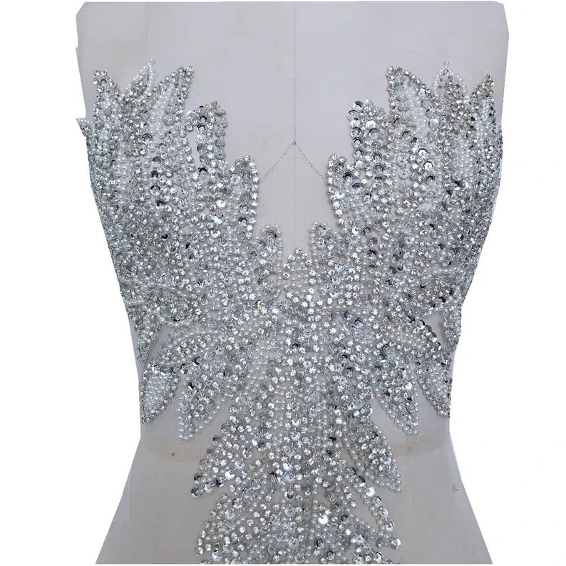 Rhinestone Applique for Dress.wedding Dress/gown Etsy