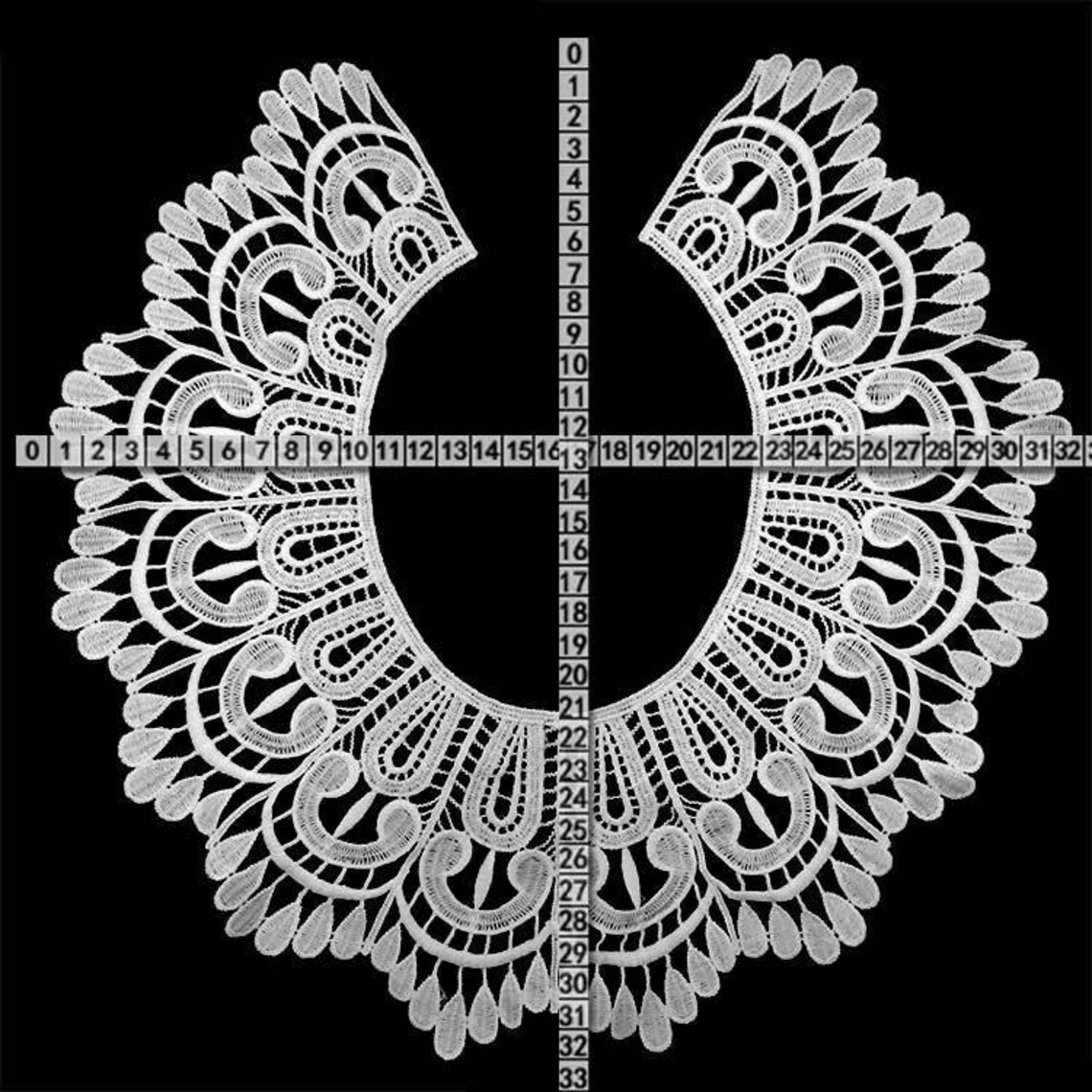 Lace Collar Applique Bodice Lace Applique Lace Bodice for Etsy