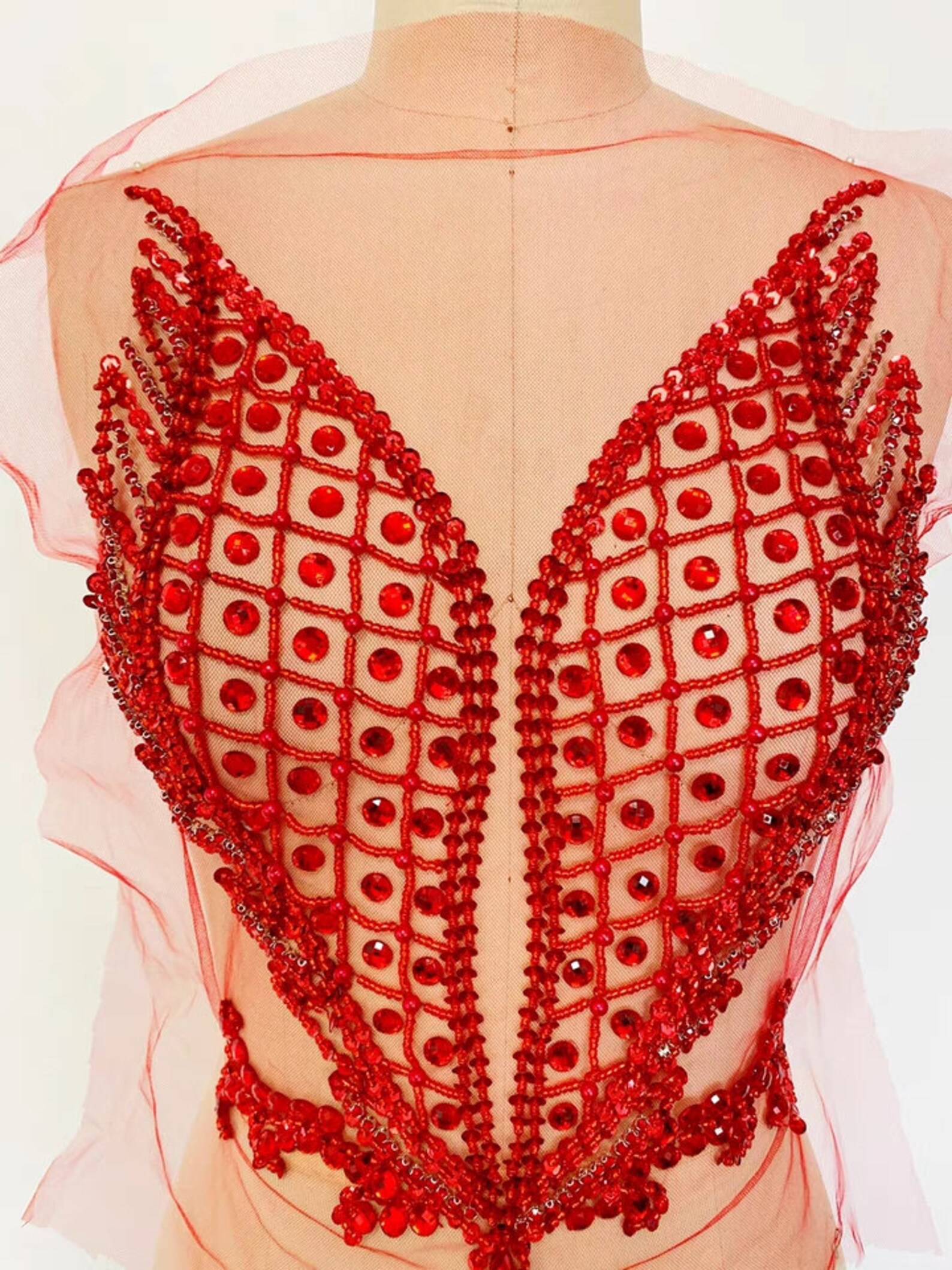 Rhinestone Applique for Dress. Wedding Dress/party Etsy